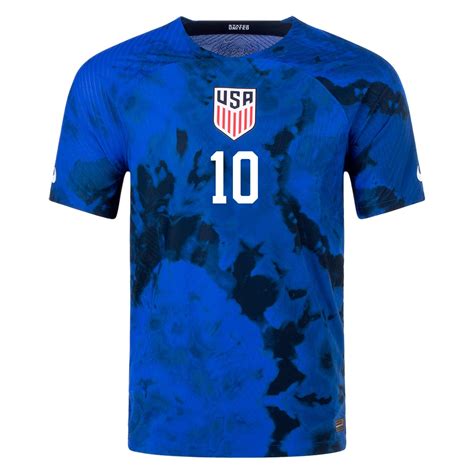 NIKE CHRISTIAN PULISIC USA USMNT LONG SLEEVE AWAY JERSEY 